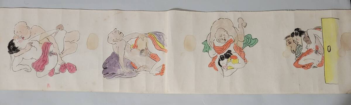 浮世絵 春画 蒔絵 巻物 古美術品 アンティーク 希少 骨董の通販