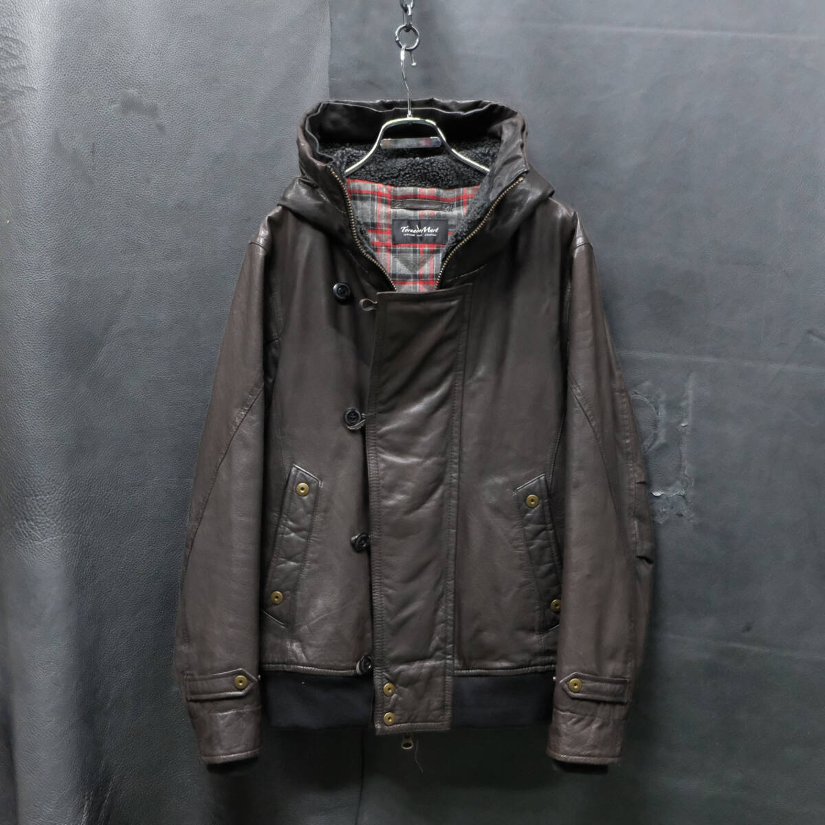 TORNADO MART N-2Bタイプ レザーフライトジャケット M 牛革 TORNADO MART N-2Bタイプ レザーフライトジャケット M 牛革