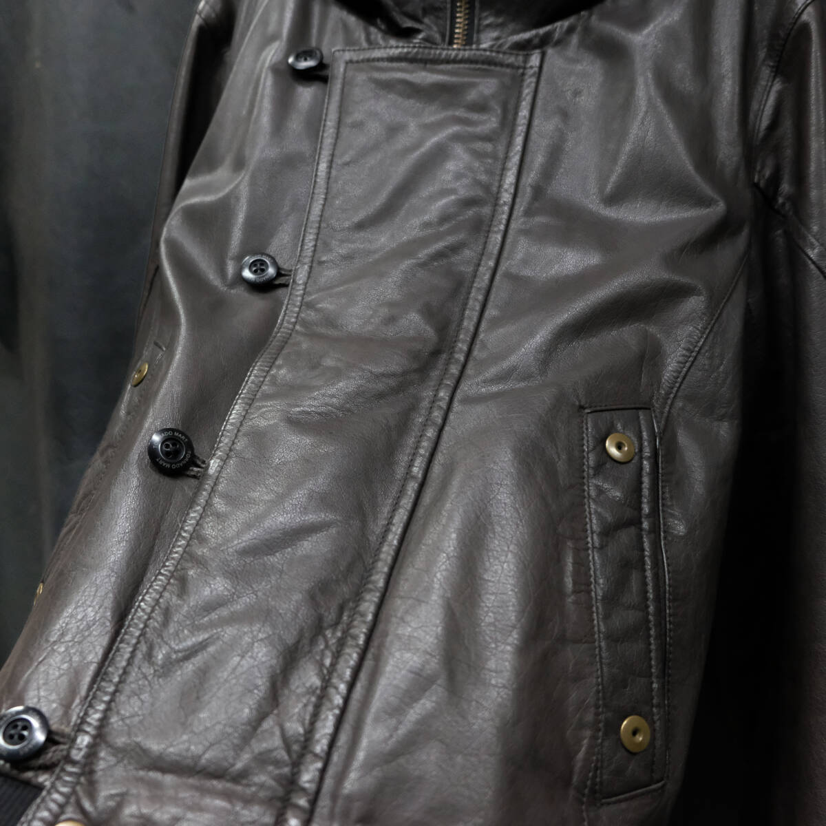 TORNADO MART N-2Bタイプ レザーフライトジャケット M 牛革 TORNADO MART N-2Bタイプ レザーフライトジャケット M 牛革