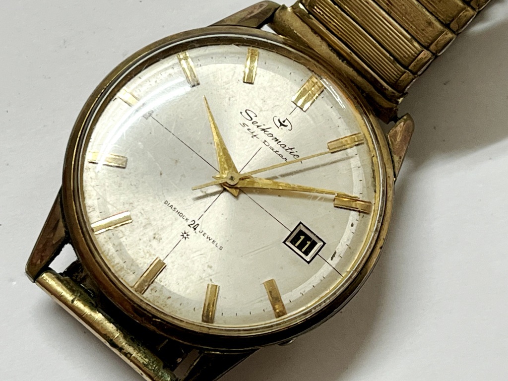 ☆SEIKO/セイコー マチック 24石 15022E メンズ腕時計《ジャンク/中古品》☆