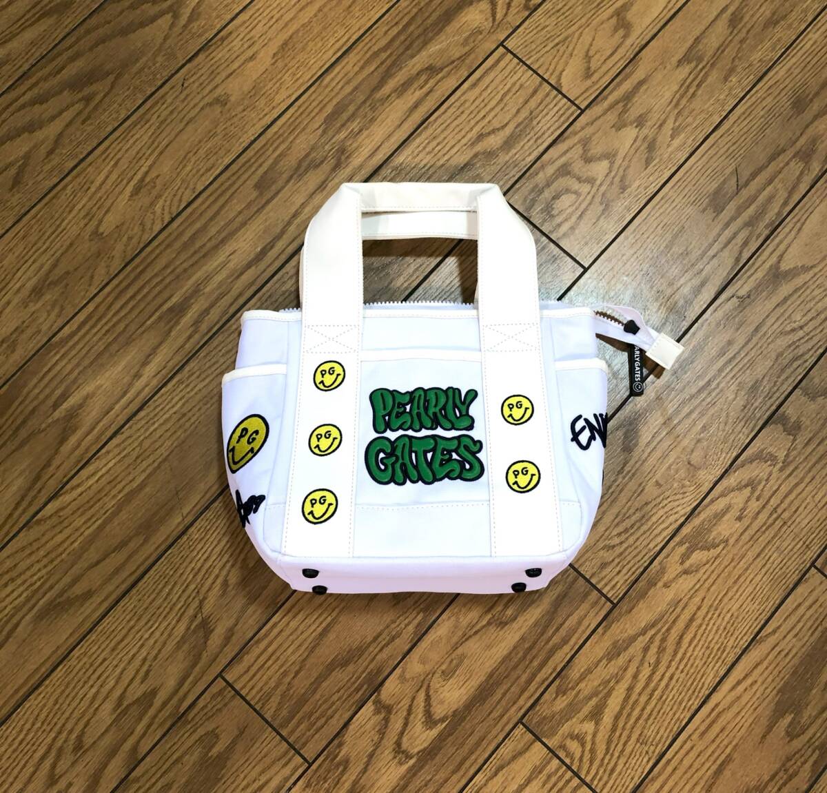 PEARLY　GATES　パーリーゲイツ　053-4181502　ハンドバッグ　Fサイズ　LOVE　GOLFシリーズ　KART　BAG　カートバッグ　ホワイト