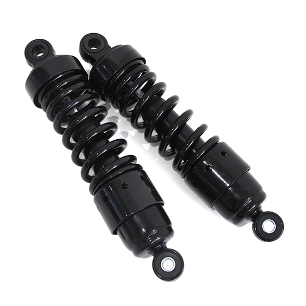 リアサスペンション ブラック カワサキ 250TR/TR250 ローダウン リアショック リアサス ショートサス 265mm 2本 アメリカン カスタム
