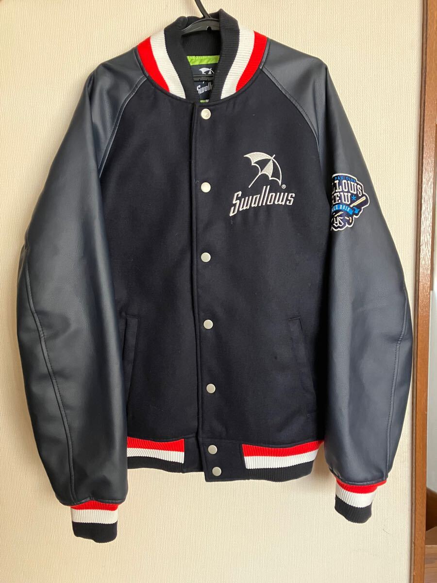 値下げ(非売品）東京ヤクルトスワローズ スタジアムジャンパー　 Mサイズ（スタジャン）美品です
