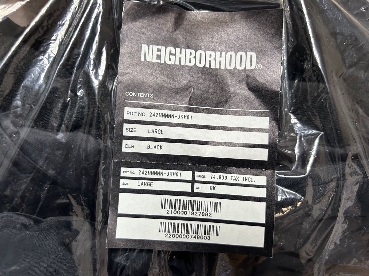 Lサイズ 24AW NEIGHBORHOOD NANGA DOWN JACKET ブラック Lサイズ 24AW NEIGHBORHOOD NANGA DOWN JACKET ブラック