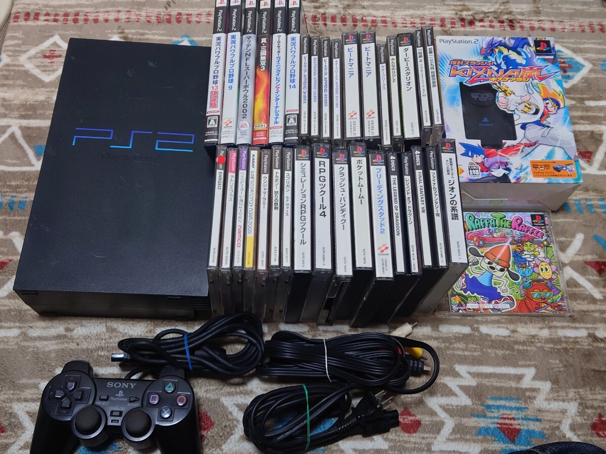 PS2 本体 ソフト コントローラー ケーブル類
