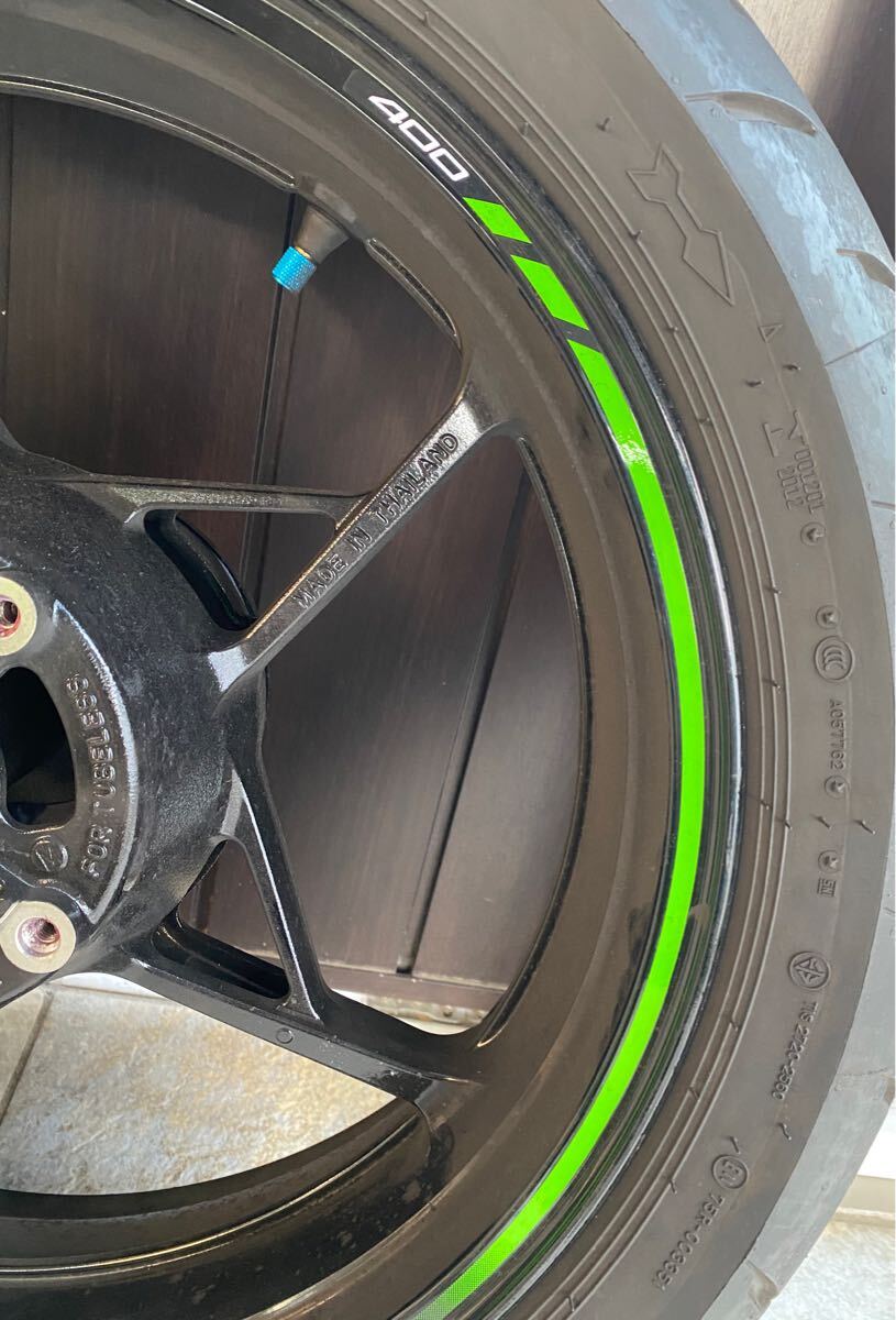 中古美品 ZX4RR 前後タイヤホイールセット ZX4R-SE ZX25R 中古美品 ZX4RR 前後タイヤホイールセット ZX4R-SE ZX25R