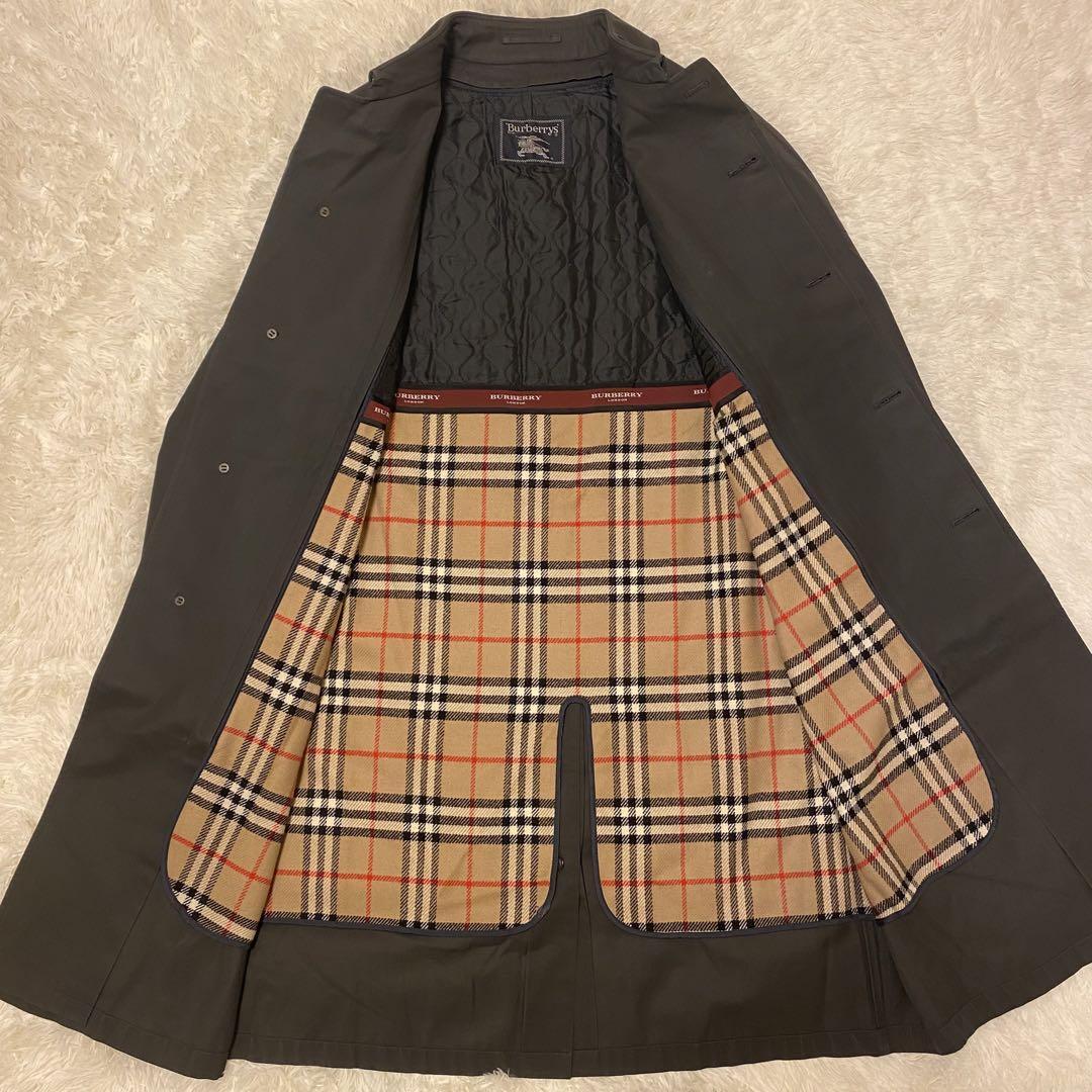 極美品】BURBERRY LONDON バーバリー ステンカラーコート 極美品】BURBERRY LONDON バーバリー ステンカラーコート