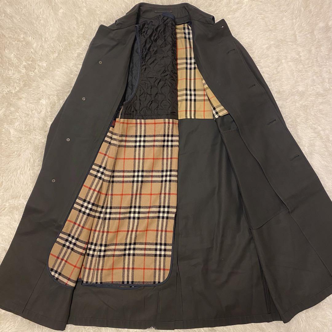 極美品】BURBERRY LONDON バーバリー ステンカラーコート 極美品】BURBERRY LONDON バーバリー ステンカラーコート