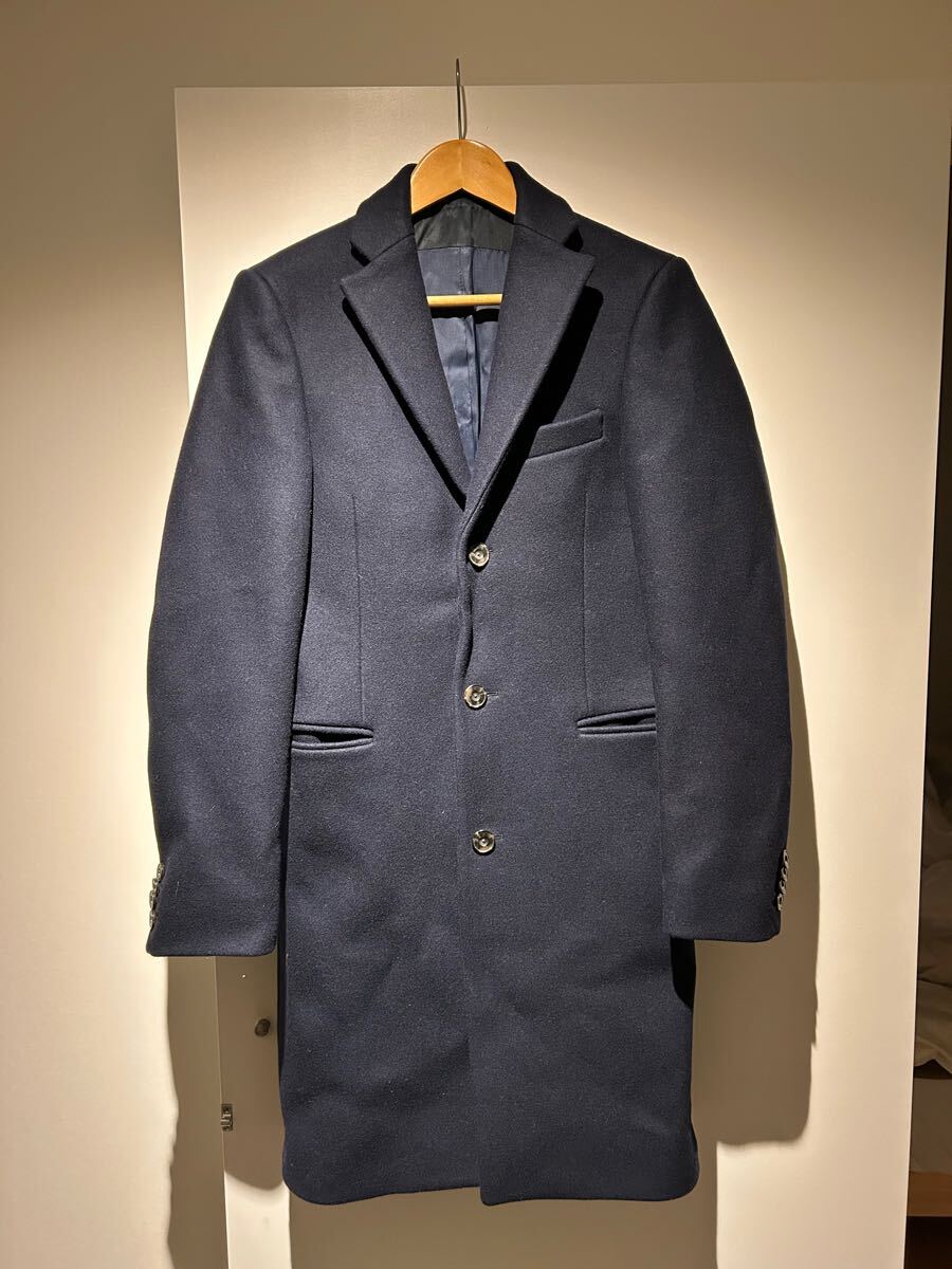 Acne Studiosネイビー チェスターコート 44 アーカイブ アクネ Acne Studiosネイビー チェスターコート 44 アーカイブ アクネ