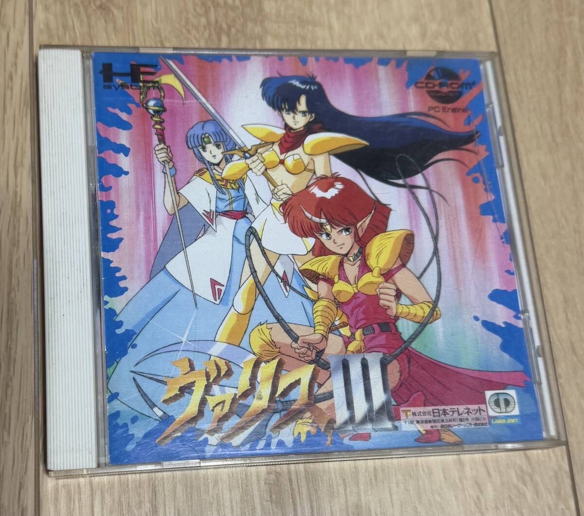 ★pcエンジン★箱説明書付★ヴァリス3★動(dòng)作確認(rèn)済★即決★