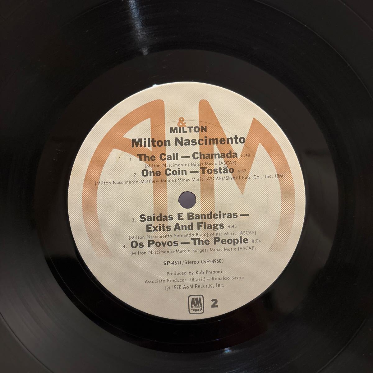 US оригинал Milton Nascimento / Milton (A&M)