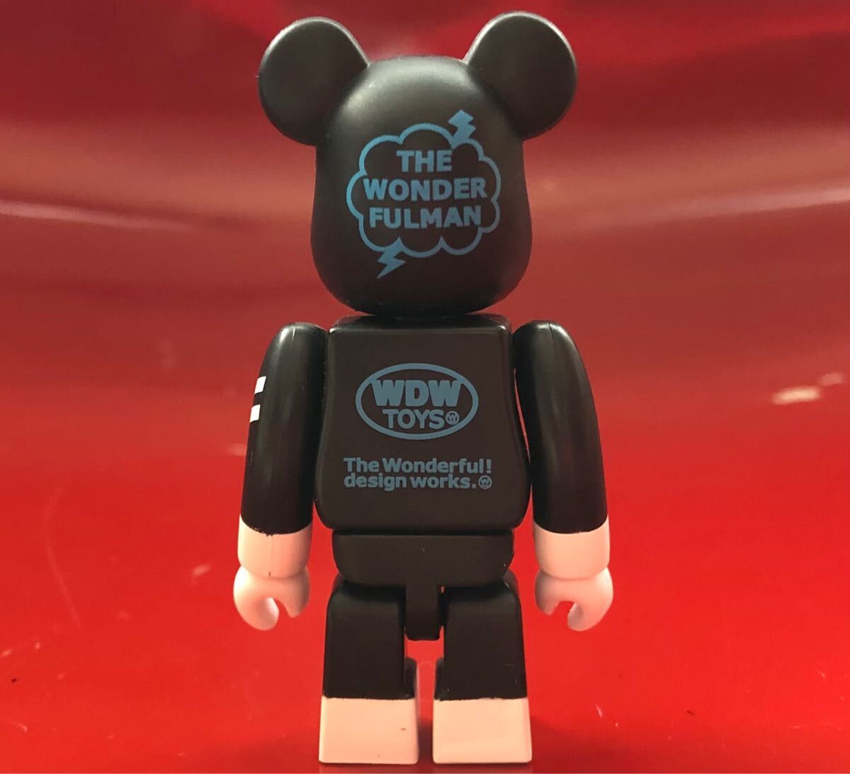 《ワンダフルマン》100% ベアブリック wonderfulman ビームス spanky TOY フィギュア キューブリック メディコムトイ デザイナーズトイ