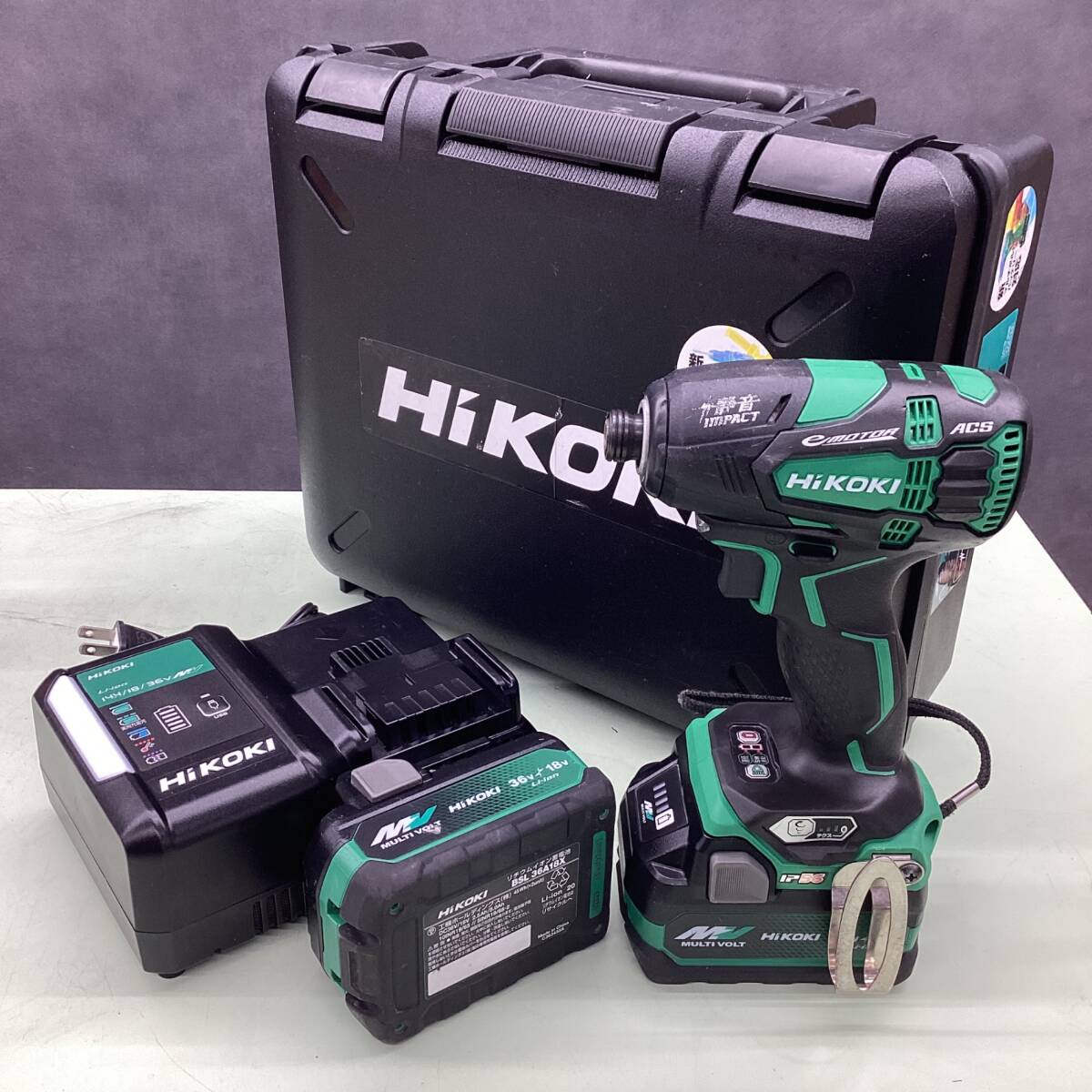 最新入荷 19go【美品】〇HiKOKI(ハイコーキ) 14.4V 18V共用 コードレス静音インパクトドライバ 充電式 WHP18DBL(2LXPKZ) その他