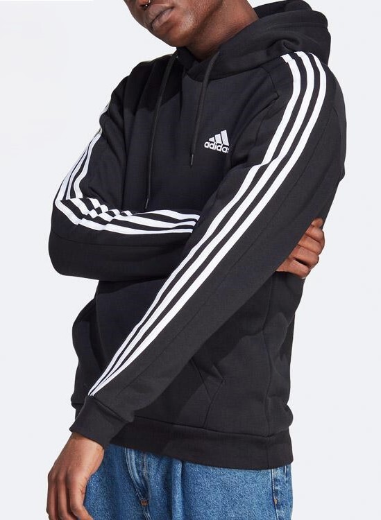 （物63）定価6,270円　新品　アディダス　里起毛　スウェットパーカー　DTN85　黒　メンXL