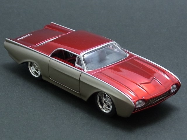 ☆日曜夜☆ルース☆'63 (FORD) THUNDERBIRD☆DUB CITY WAVE11☆OLDSKOOL☆JADA TOYS☆1/64