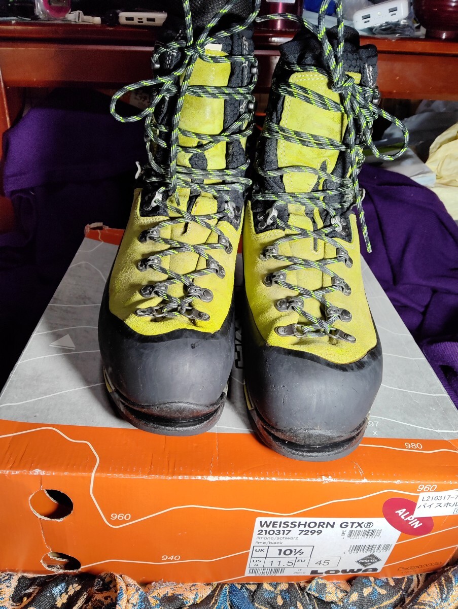 美品 LOWA ローバー アルパインGT 雪山 登山靴 UK10 5 日本 美品 LOWA ローバー アルパインGT 雪山 登山靴 UK10 5 日本