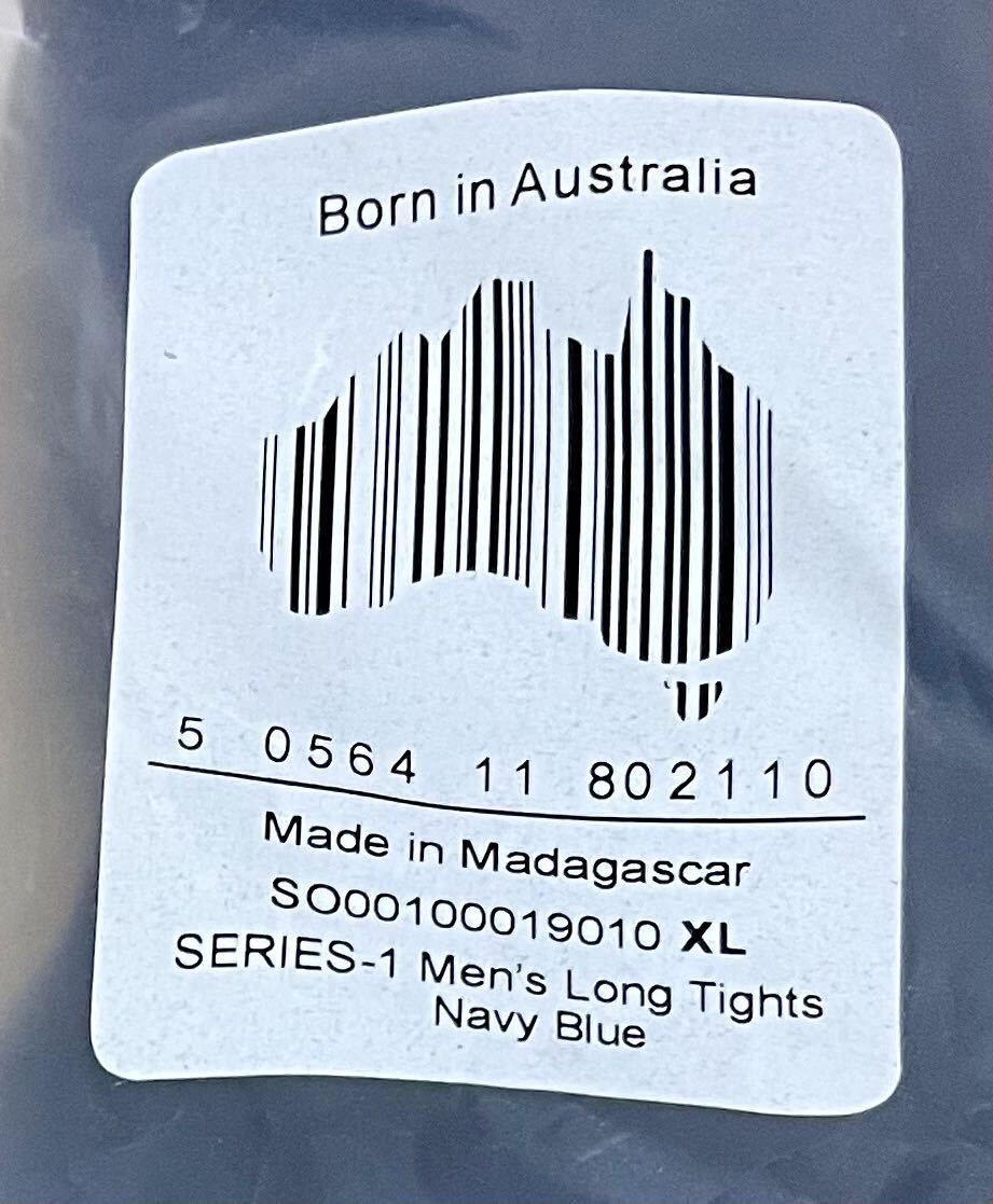 SKINS SERIES-1メンズロングタイツ 新品　XLサイズ　スキンズ　ネイビー_画像5