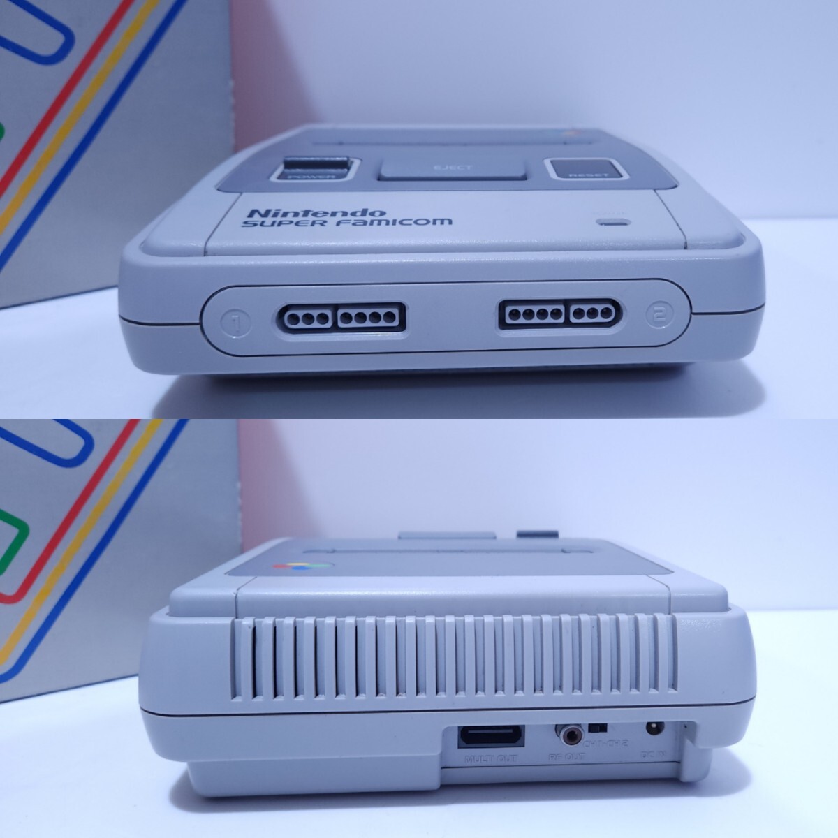 Nintendo nintendo Super Famicom SHVC-001 управление AC адаптор AV кабель с ящиком, комплект редкий товар retro игра прекрасный товар / рабочий товар (C-18)