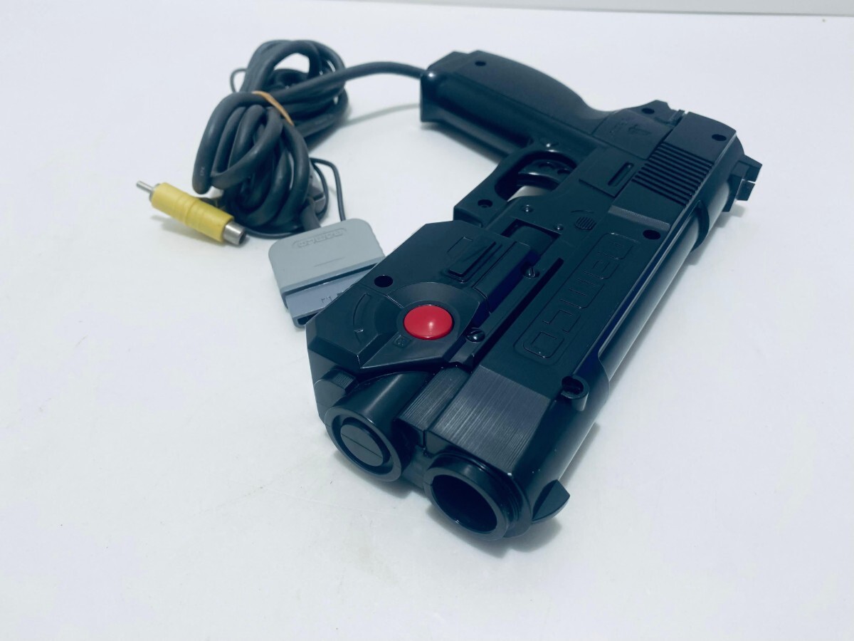  PlayStation namco Namco Guncon gun темно синий PlayStation для ружье type управление PS1 NPC-103 работоспособность не проверялась (P-31)