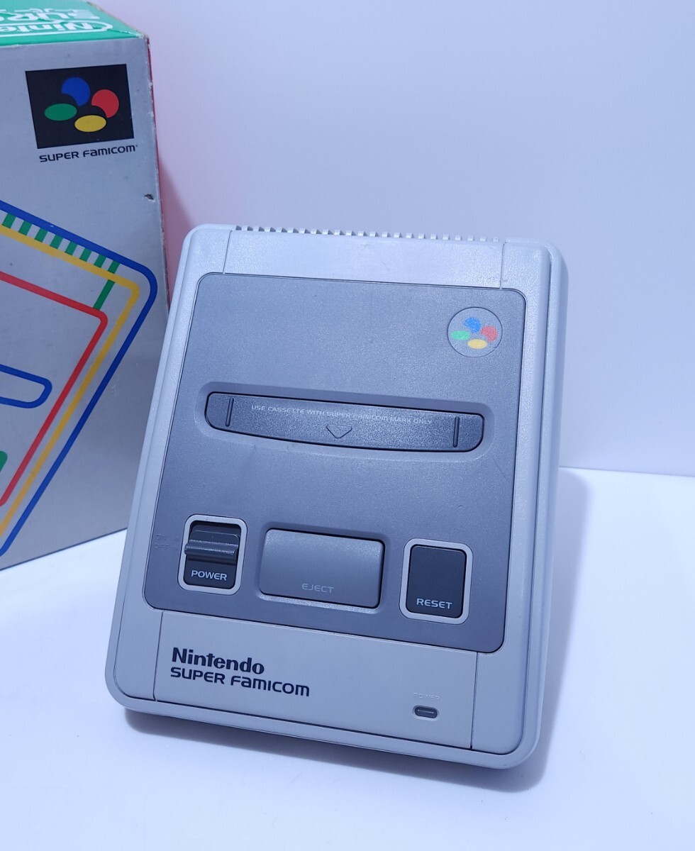 Nintendo nintendo Super Famicom SHVC-001 управление AC адаптор AV кабель с ящиком, комплект редкий товар retro игра прекрасный товар / рабочий товар (C-18)