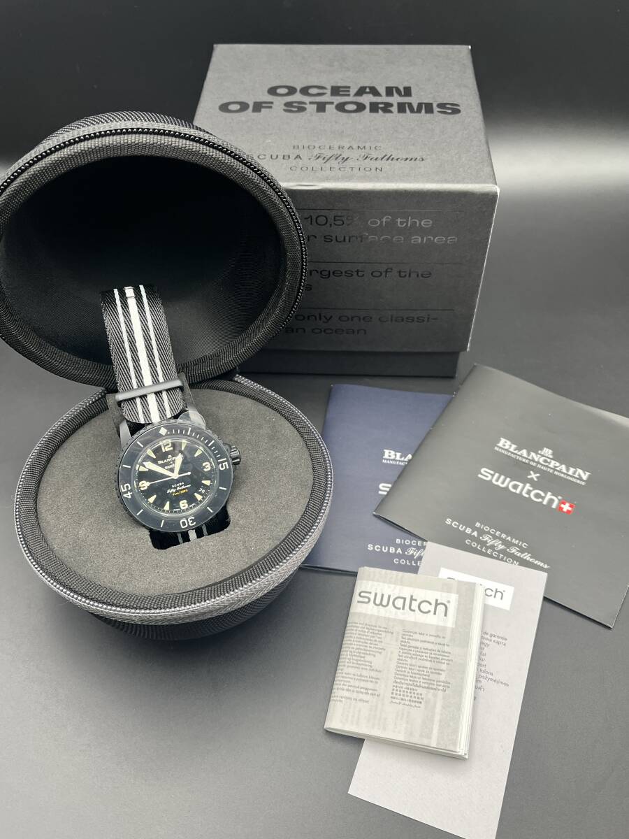20030) 【美品】Blancpain x Swatch ブランパン スウォッチ 20030) 【美品】Blancpain x Swatch ブランパン スウォッチ