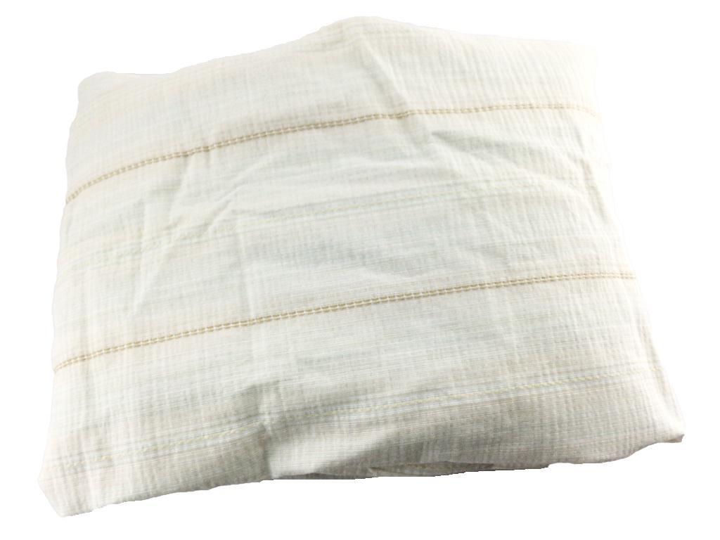 フィットシーツ 綿100% 消臭 しじら素材 シャリ感 サラサラ 浴衣素材 ダブル 幅140x215cm ベージュ