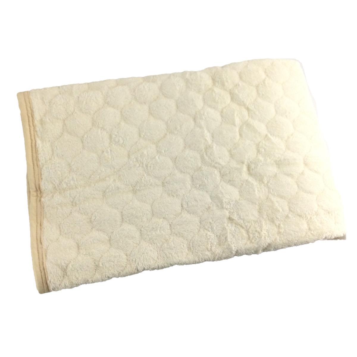 マイヤーパッドシーツ 肌側 綿100% 吸水 吸汗 パイル シングル 幅100x205cm アイボリーベージュ