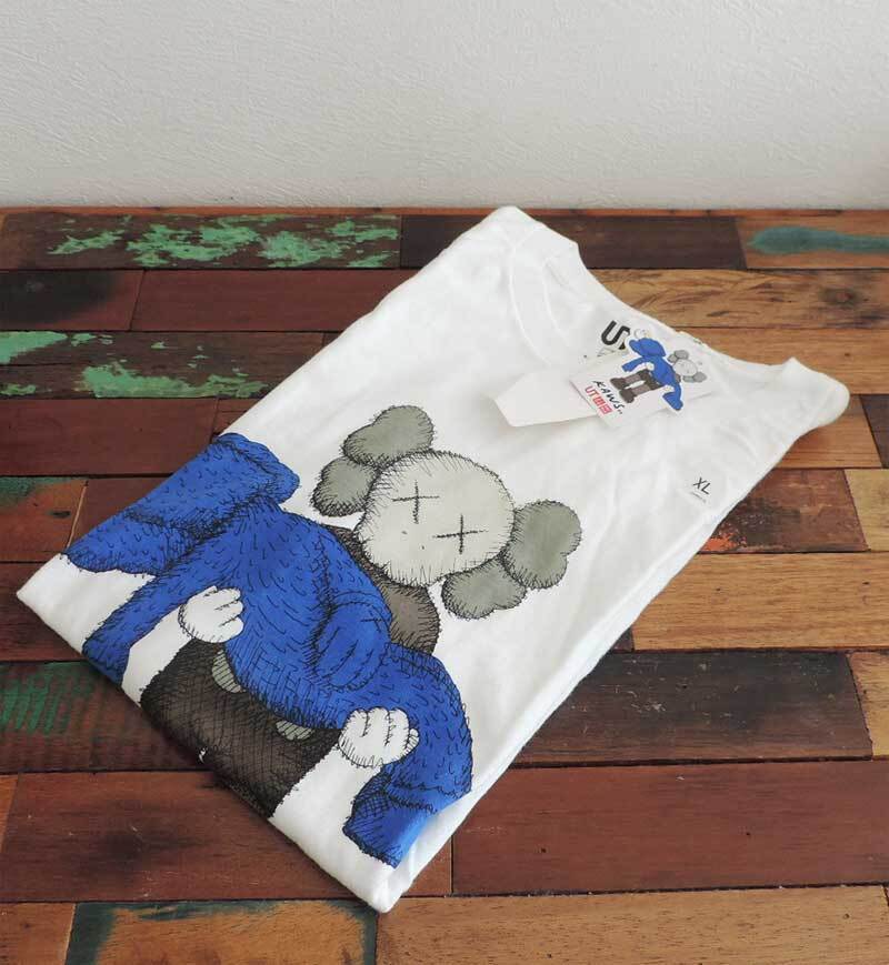 新品未使用 Kaws カウズ Tシャツ XLサイズ ユニクロ Uniqro Nigo ポップ・アート W/B