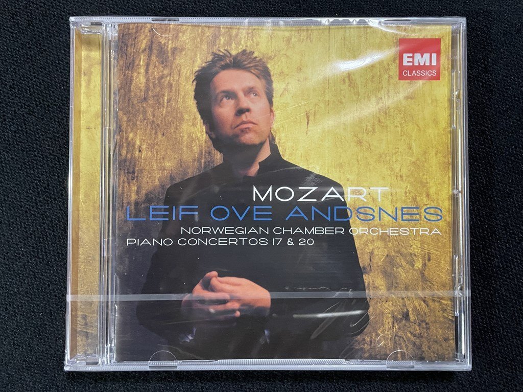 ｊΨ*　【未開封】　MOZART　LEIF OVE ANDSNES　NORWEGIAN CHAMBER ORCHESTRA　PIANO CONCERTOS 17&20　モーツァルト　EMI　/N-E03