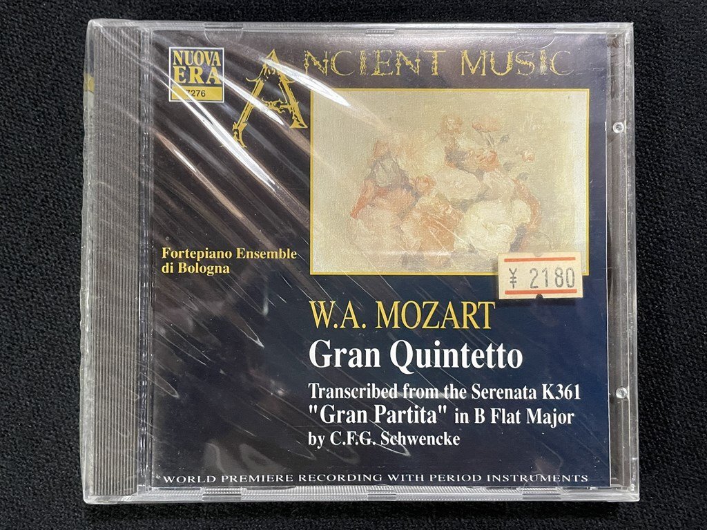 ｊΨ*　【未開封】　ANCIENT MUSIC　W.A.MOZART　Gran Quintetto　モーツァルト　クラシック　音楽CD　/N-E03