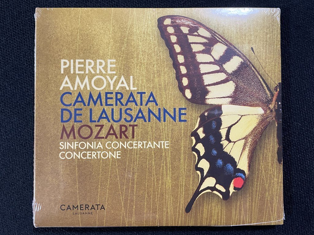 ｊΨ*　【未開封】　PIERRE AMOYAL　CAMERATA DE LAUSANNE　MOZART　SINFONIA CONCERTANTE CONCERTONE　モーツァルト　クラシック/N-E05①
