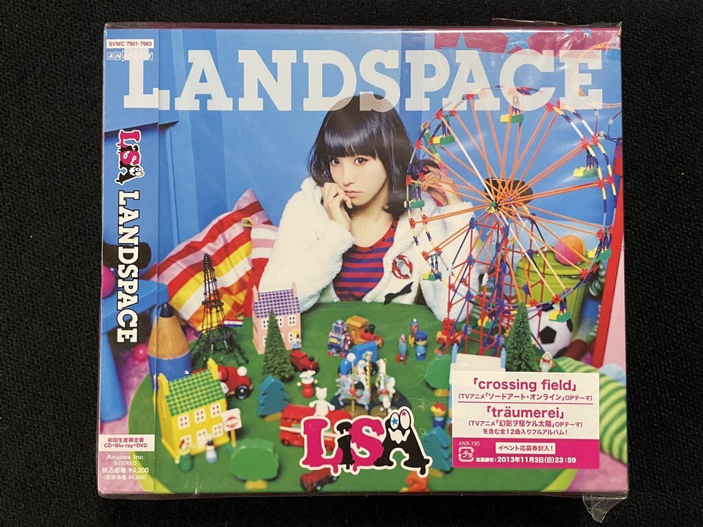 ｊΨΨ　【未開封】　LiSA　LANDSPACE　初回生産限定盤　CD+Blu-ray+DVD　アルバム　アニメソング　アニソン　音楽CD　/B61