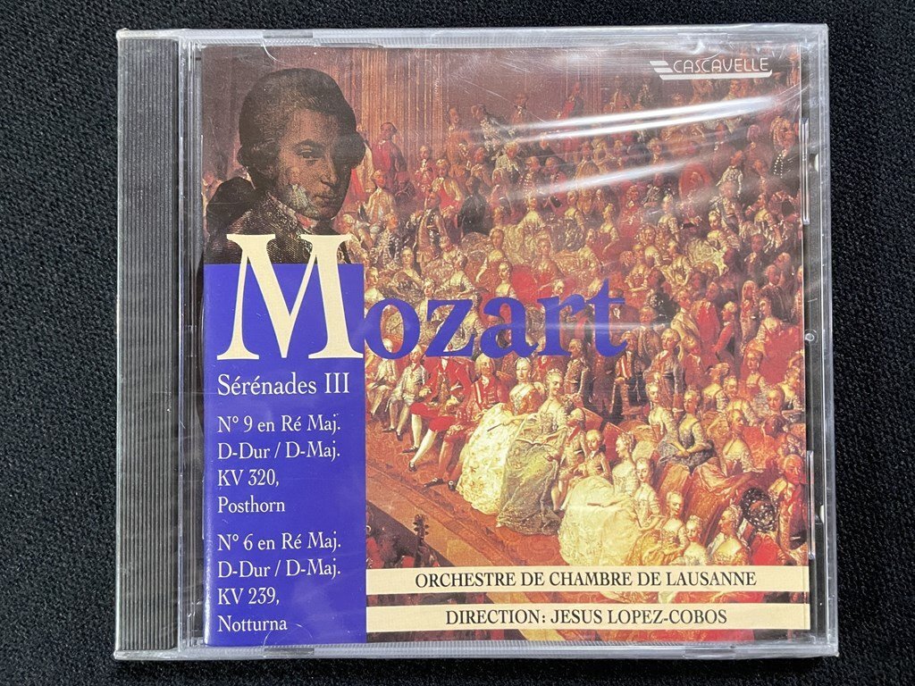ｊΨ*　【未開封】　Mozart　Serenades Ⅲ　ORCHESTRE DE CHAMBRE DE LAUSANNE　モーツァルト　クラシック　音楽CD　/N-E03