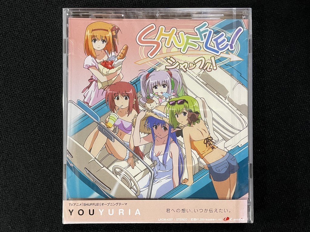 ｊΨ*　【未開封】　YURIA　YOU　TVアニメSHUFFLE!オープニングテーマ　シャッフル！　アニメソング　アニソン　音楽CD　/B27①