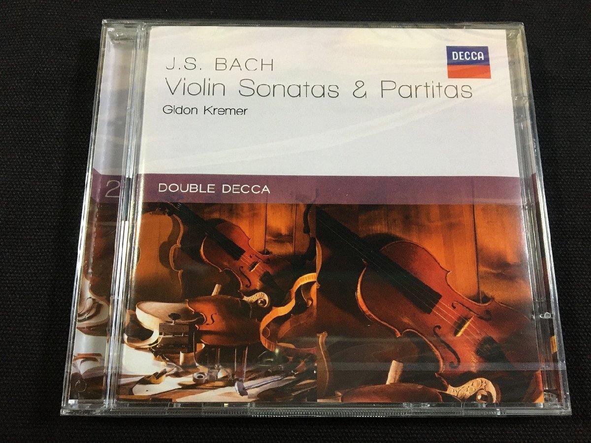 ｐΨ*　【未開封CD】 J.S. BACH Violin Sonatas & Partitas Gidon Kremer 2CD DOUBLE DECCA バッハ　/D04