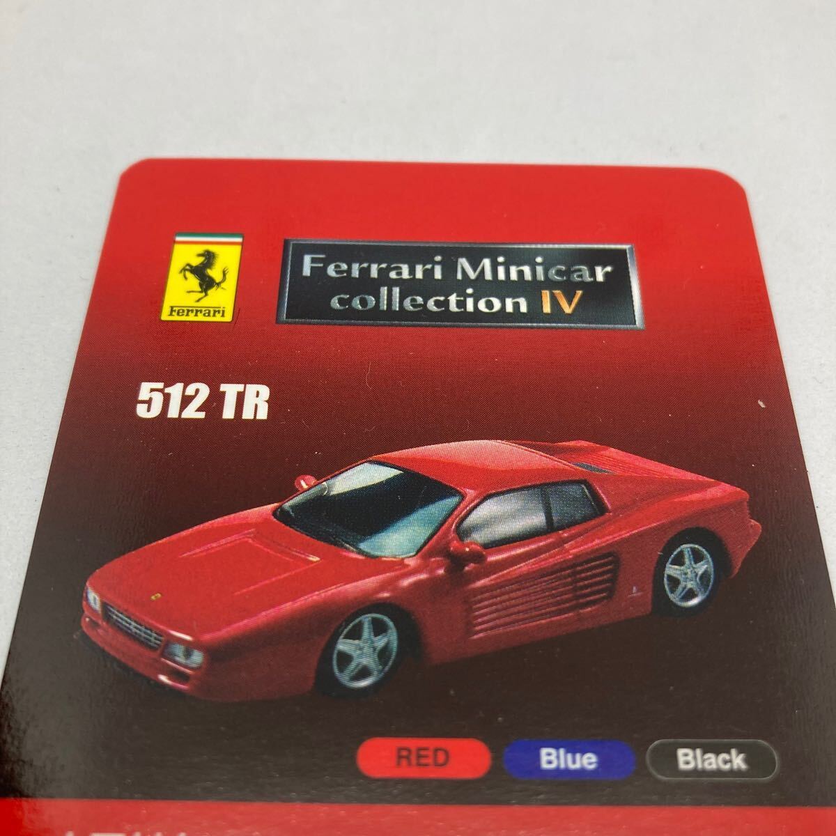 フェラーリ 512 TR ミニカー コレクション　ブルー 1/64 kyosho 新品?未組立　希少品