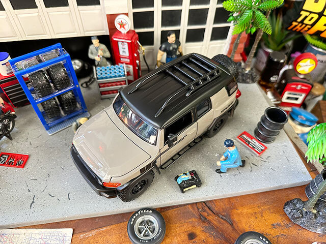 Jada Toyota FJ Cruiser литье под давлением Mini автомобильные шины & колесо комплект имеется 1/24 шкала ( Sand ) american смешанные товары 