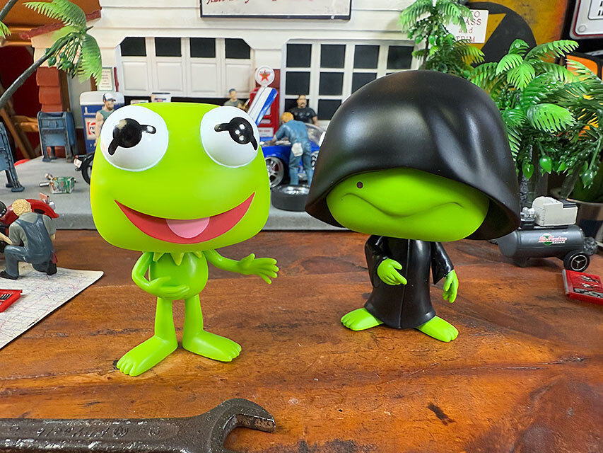 ファンコポップ　マペッツ　カーミット　＆　コンスタンティン　フィギュア　（2体セット）　FUNKO POP! ■ アメリカン雑貨 アメリカ雑貨