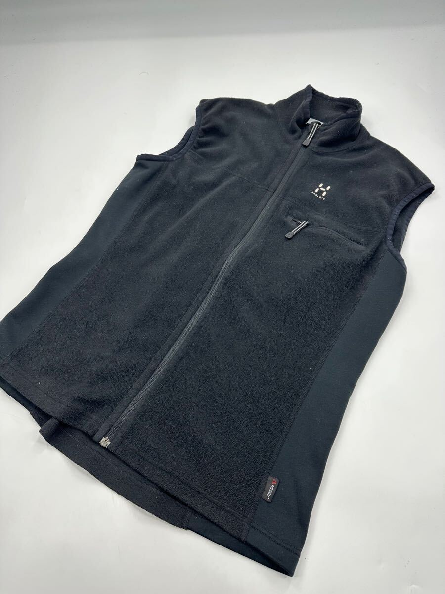 希少/美品/HAGLOFS/フリース ベスト/L/ホグロフス/アウトドア ブルゾン ジャケット アウター マウンテンパーカ ダウンジャケット コート