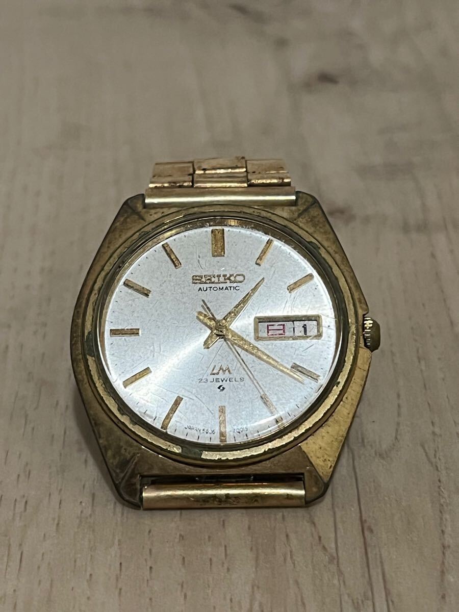 SEIKO セイコー 腕時計 国鉄 効績章表記念 23石 自動巻き 5606 SEIKO セイコー 腕時計 国鉄 効績章表記念 23石 自動巻き 5606