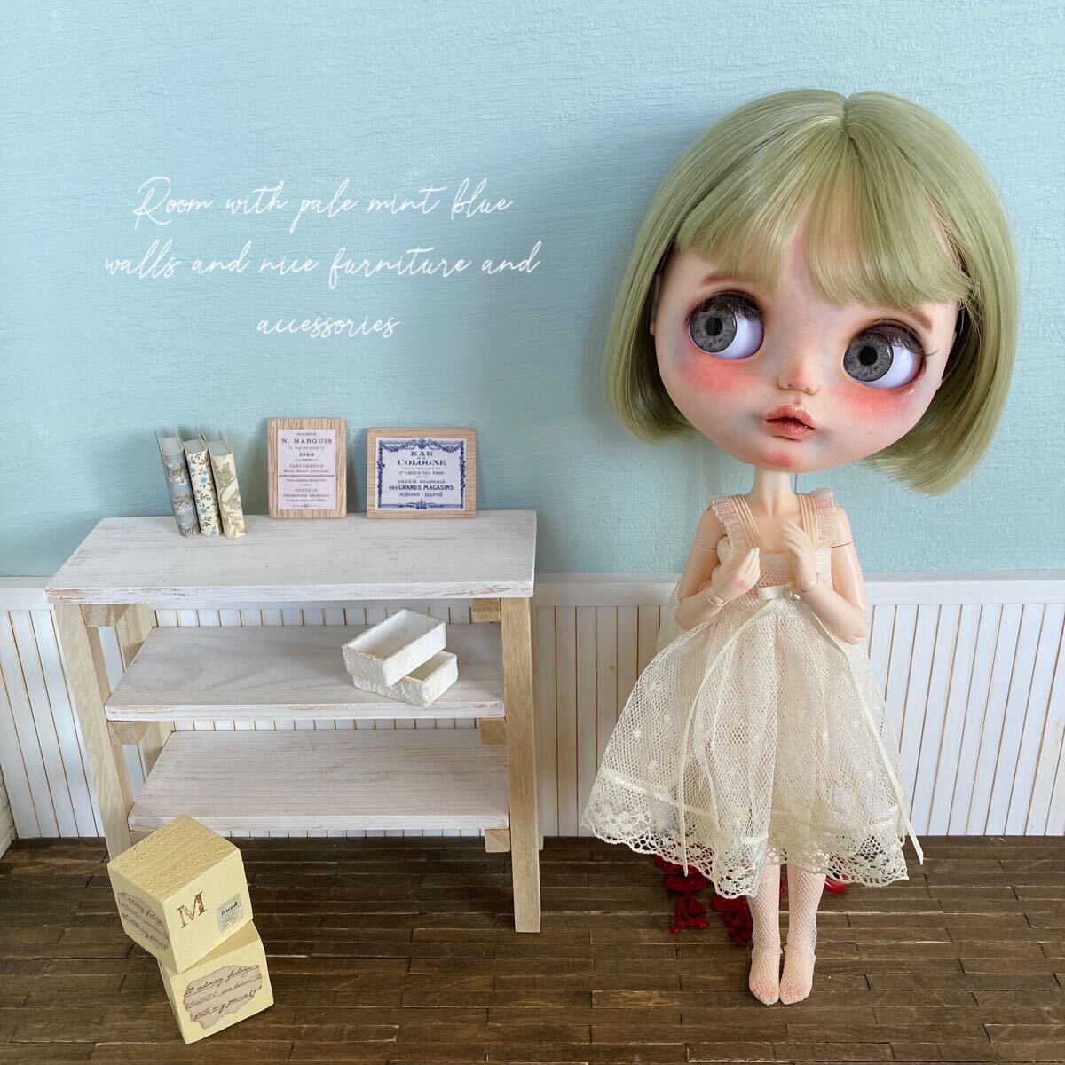 ミニチュア ドールハウス 背景ボード 壁 床 ブライス リカちゃん ミニチュア ドールハウス 背景ボード 壁 床 ブライス リカちゃん