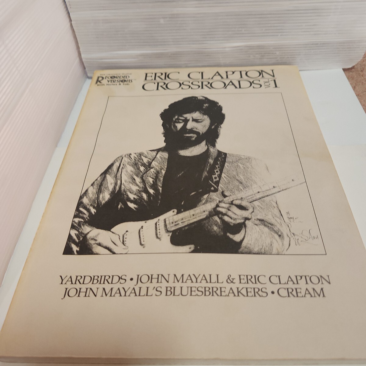 ☆希少◆エリッククラプトン クロスロード/Eric Clapton CROSSROADS/VOL 1/ギタースコア/楽譜/タブ/洋書☆即日発送可能☆送料無料