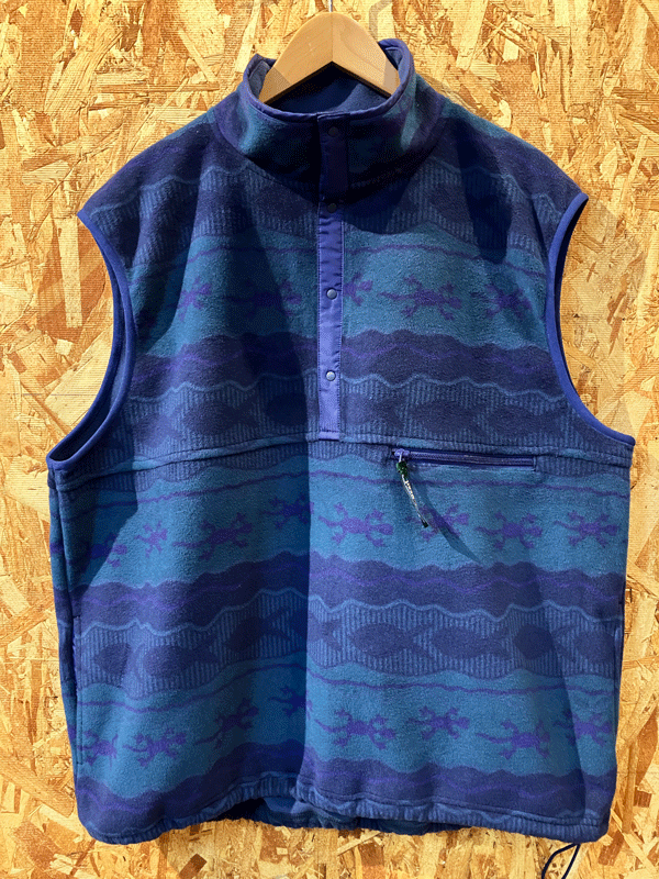 ★L.L.BEAN JAPAN EDITION / FLEECE SNAP PULLOVER VEST / SIZE.L