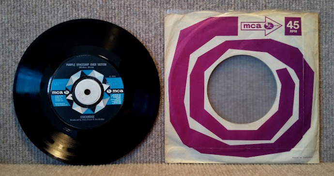 STACKRIDGE-Slark/試聴/'72 英MCA 7インチシングル　B面アルバム未収録曲　カンパニースリーブ付き　盤洗浄済_画像2