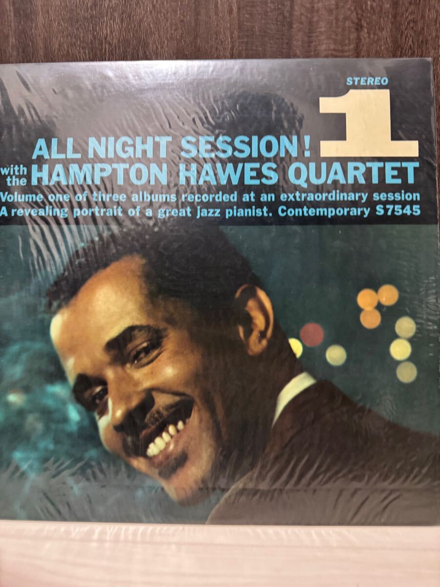 LPレコード2枚セット　All Night Session, Vol 1&2 The Hampton Hawes Quartet