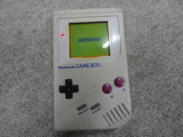kh00818 Nintendo　初代ゲームボーイ DMG-01　本体のみ　電源OK　中古品