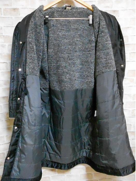 ★即決★【Kappa カッパ】 バックロゴ入り 中綿入り ベンチコートsizeL