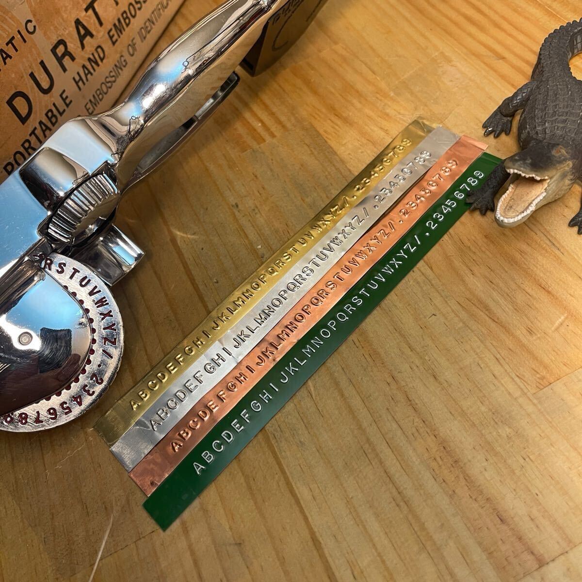 ■製品保証■【レア】ドゥラマティック TM-3-8 DURAMATIC ダイモ 互換機 ビンテージ 152-9_画像7