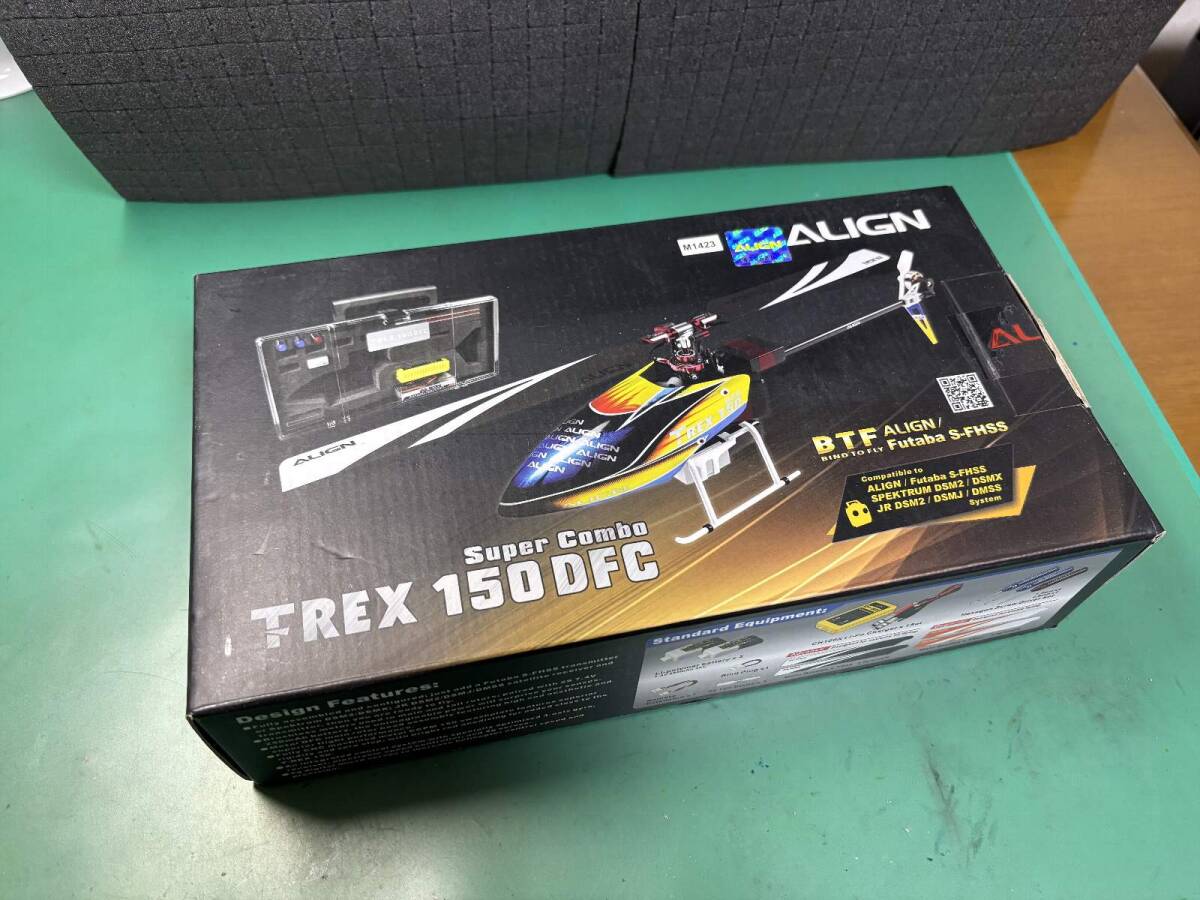 ALIGN　超小型　電動RCヘリコプター　Super　combo　TREX　150DFC　美品！　バッテリー4個　補修部品大多数！！
