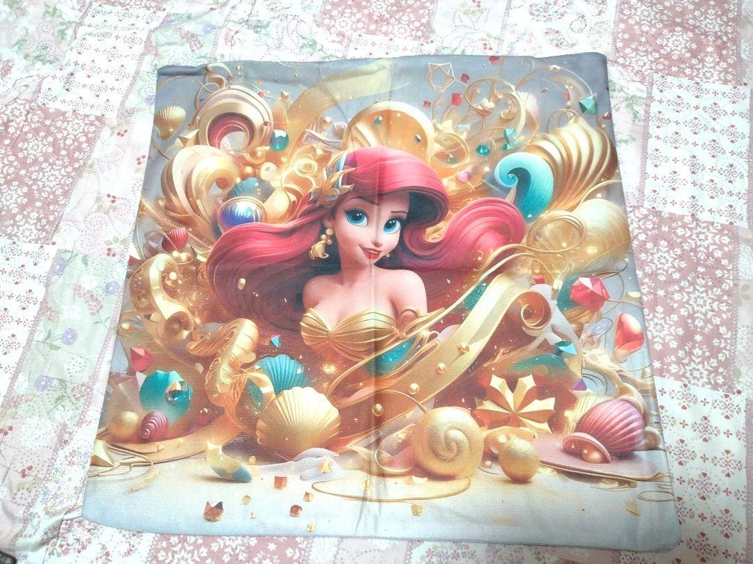 ディズニーリトル・マーメイド アリエルクッションカバー ゴージャスver